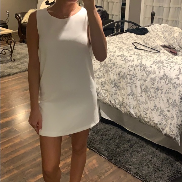 White tank top dress - Picture 1 of 3